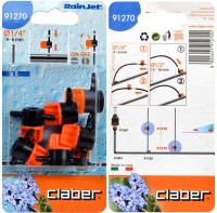 (obrázek pro) Claber 91270 - uzavírací ventil 1/4" - 5ks balení