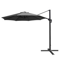 (obrázek pro) Zahradní slunečník 350 cm, základna pro zatížení dlaždicemi 100x100 cm