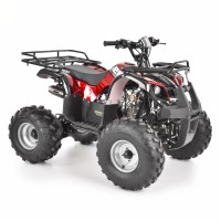 (obrázek pro) Čtyřkolka benzínová, motor 125 ccm, červená