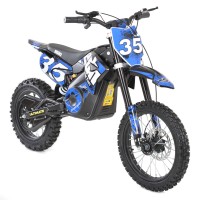 (obrázek pro) Elektrický motocykl modrý, 1,5 kW, dojezd až 28 km