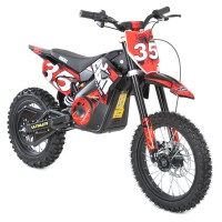 (obrázek pro) Elektromotocykl červený, 1,5 kW, dojezd ažž 28 km
