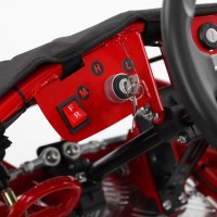 (obrázek pro) AKU bugina pro děti do 30 kg, 1000 W, 48 V, 12 Ah - červená