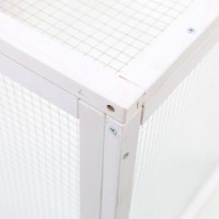 (obrázek pro) Venkovní výběh pro slepice s kurníkem