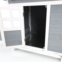 (obrázek pro) Venkovní výběh pro slepice s kurníkem