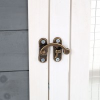 (obrázek pro) Venkovní výběh pro slepice s kurníkem