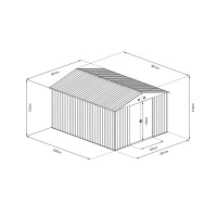 (obrázek pro) HECHT 12X10 PLUS - zahradní domek