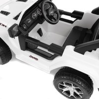 (obrázek pro) Jeep Wrangler Rubicon White - akumulátorové autíčko - vozítko