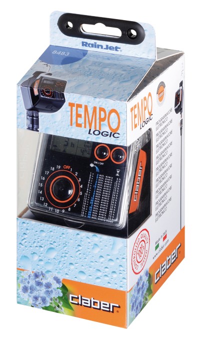 (obrázek pro) Claber 8483 - Jednocestný automatický časový spínač TEMPO LOGIC.
