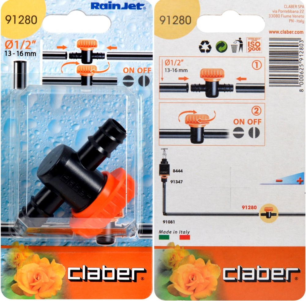 (obrázek pro) Claber 91280 - 1/2" ruční ventil