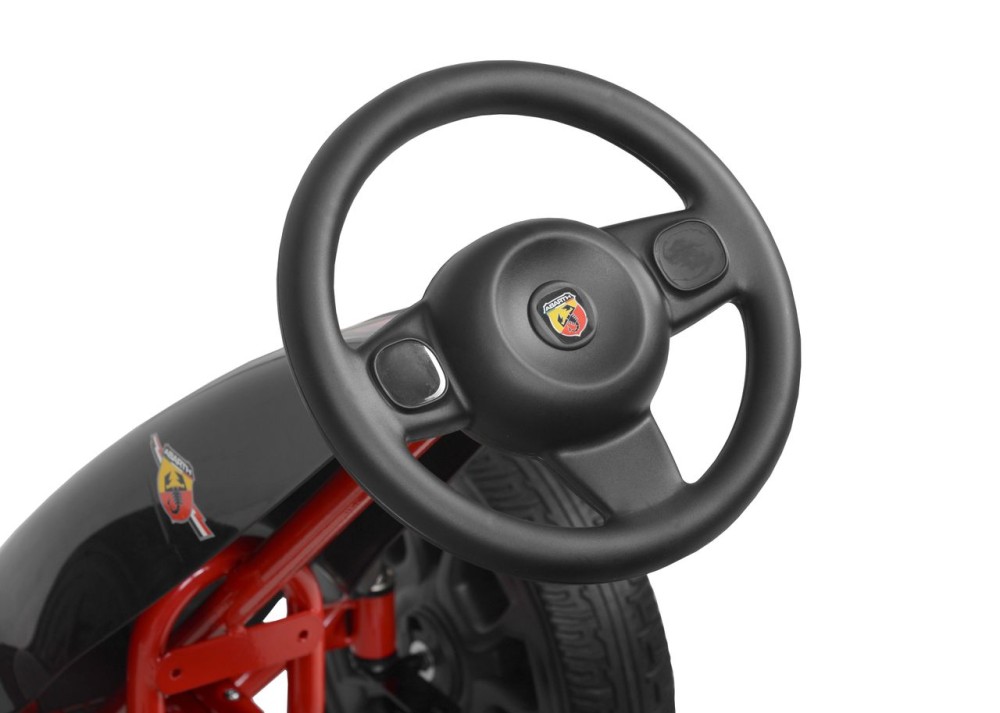 (obrázek pro) ABARTH - black - šlapací motokára