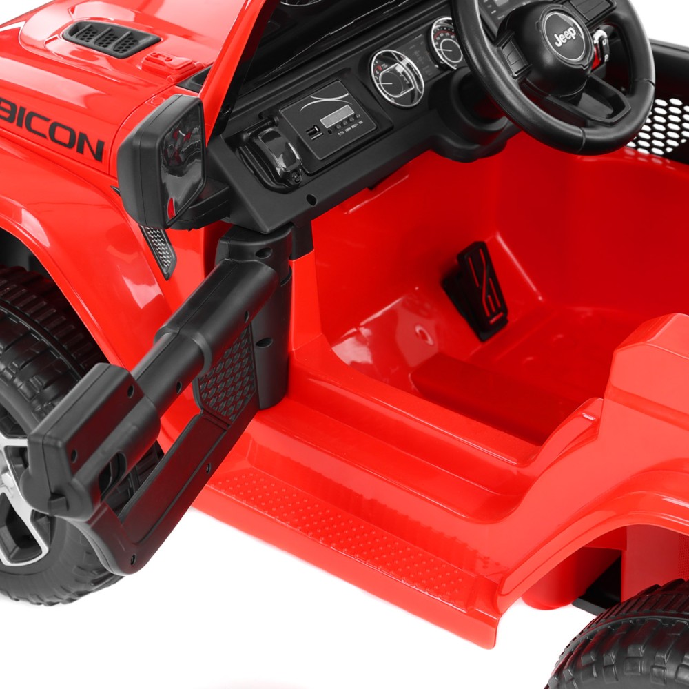 (obrázek pro) Jeep Wrangler Rubicon Red - akumulátorové autíčko - vozítko