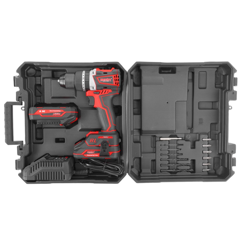 (obrázek pro) Akumulátorový šroubovák/příklepová vrtačka - HECHT 1289