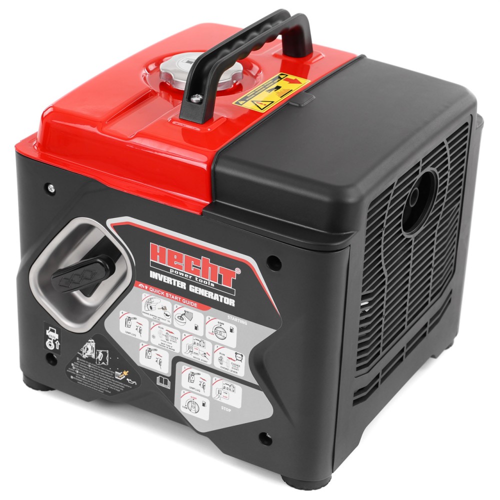 (obrázek pro) Jednofázový invertorový generátor. Trvalý výkon 1000 W. Maximální výkon 1100 W