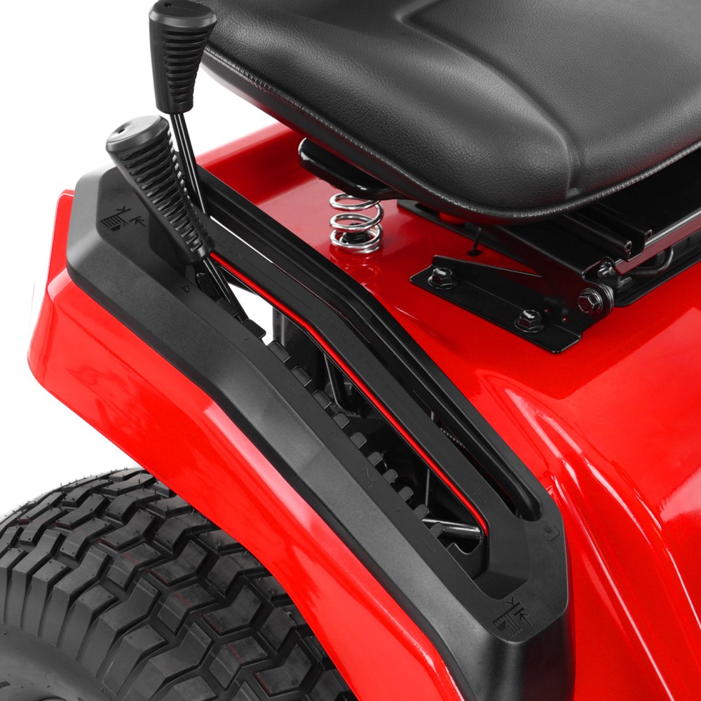 (obrázek pro) Zahradní traktor na trávu, záběr 107 cm, výkon 11 kW, výška sečení 20-100 mm