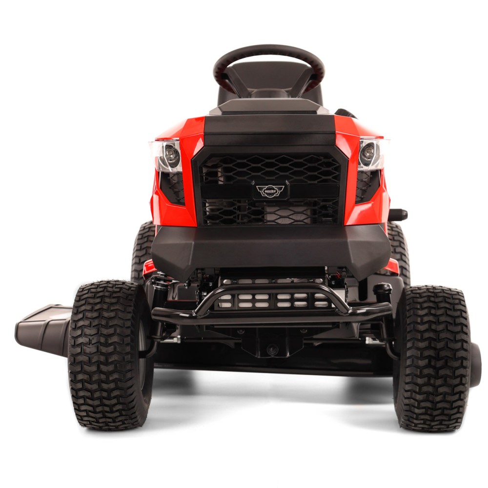 (obrázek pro) Zahradní traktor na trávu, záběr 107 cm, výkon 11 kW, výška sečení 20-100 mm