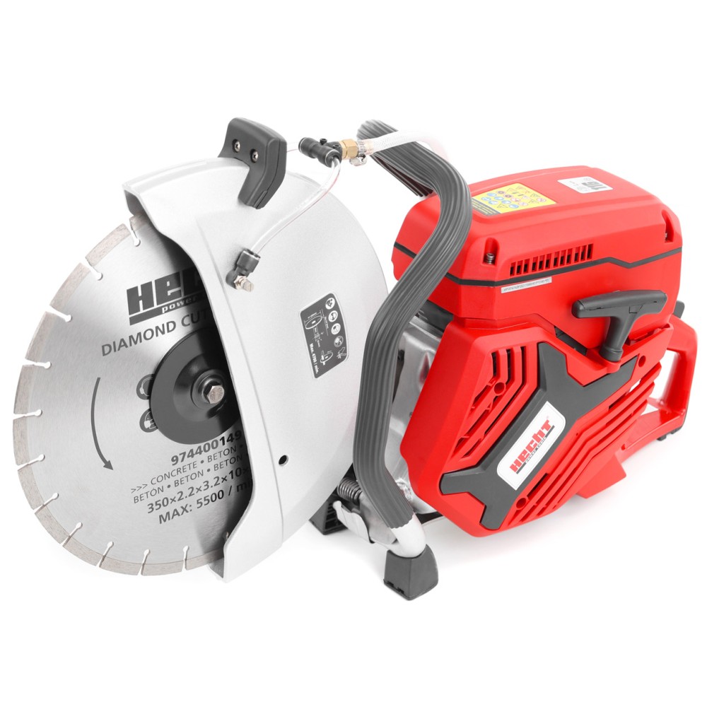 (obrázek pro) Benzínová řezačka betonu 3,6 kW, kotouč 350 mm, max. řez 13 cm