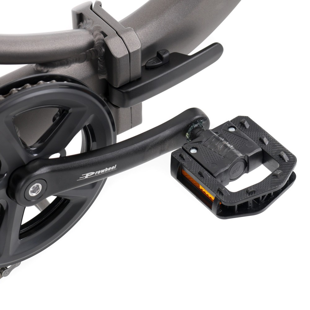 (obrázek pro) Elektrokolo COMPOS, šedé, dojezd 80 km