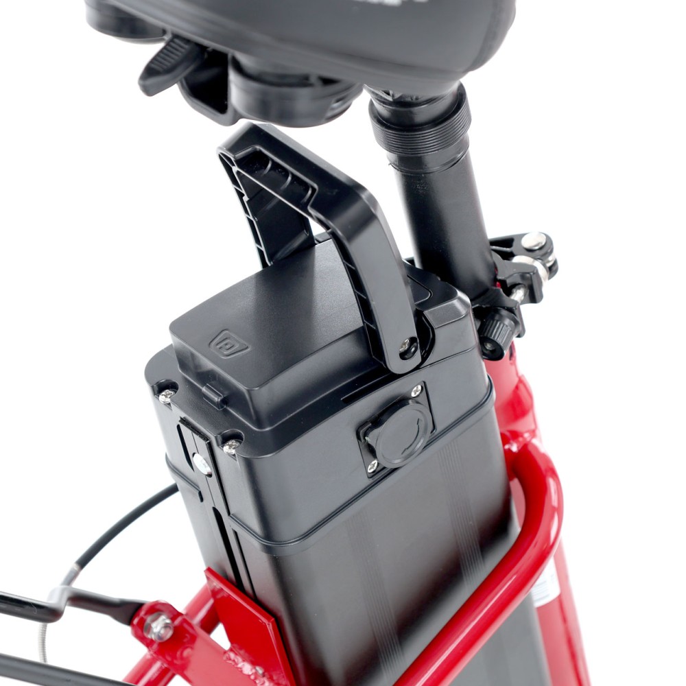 (obrázek pro) Elektrokolo RUNNIS, červené, dojezd až 85 km