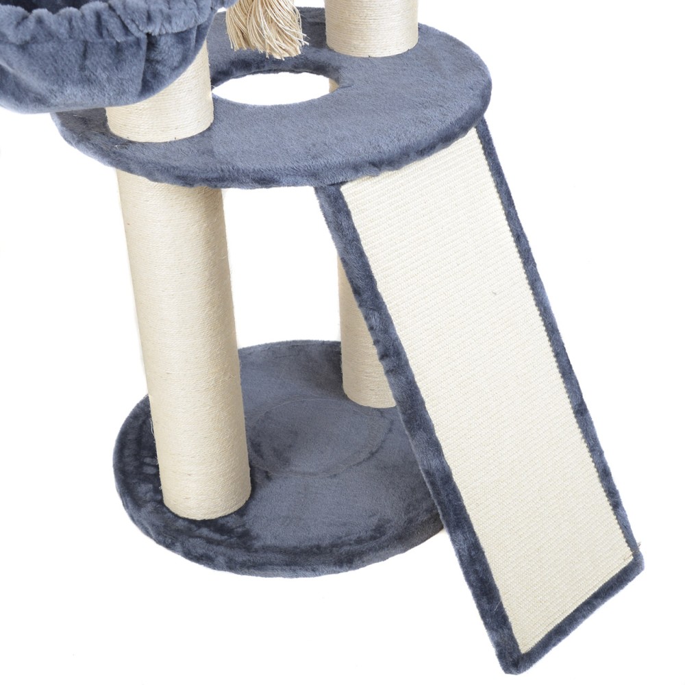 (obrázek pro) Škrabadlo pro kočky PERSIAN šedé, 60x60x141 cm