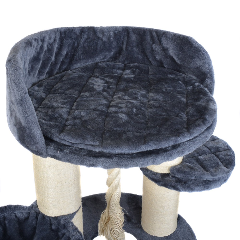 (obrázek pro) Škrabadlo pro kočky PERSIAN šedé, 60x60x141 cm