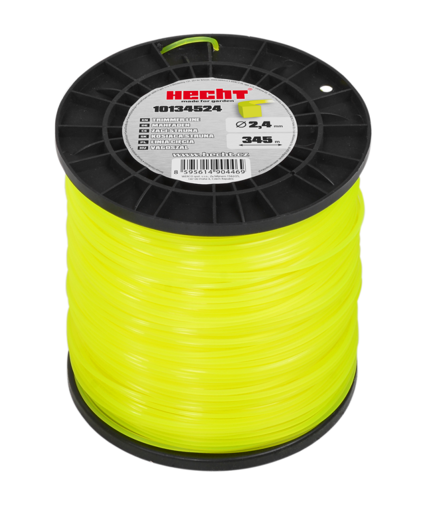 (obrázek pro) HECHT 10134524 - struna čtvercová 2,4 mm x 345 m