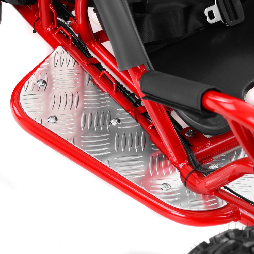 (obrázek pro) AKU bugina pro děti do 30 kg, 1000 W, 48 V, 12 Ah - červená