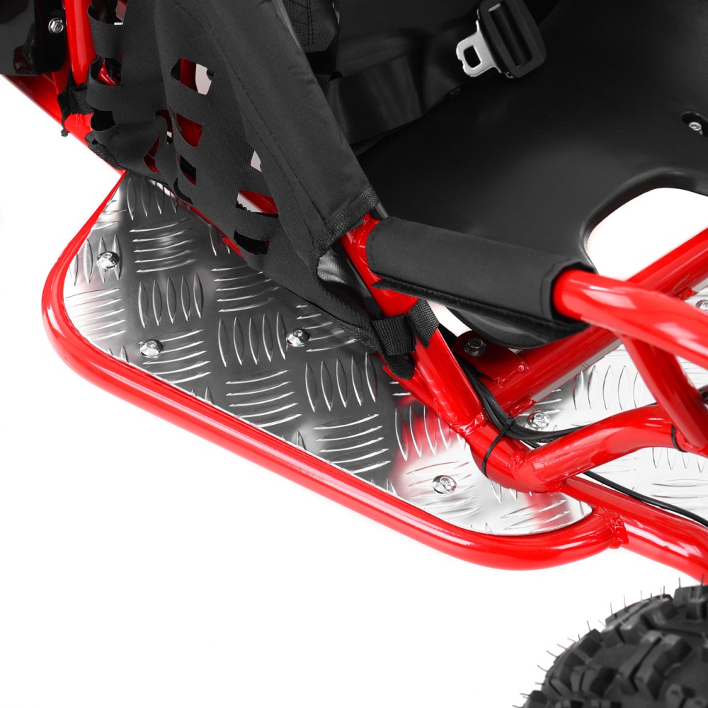 (obrázek pro) AKU bugina pro děti do 30 kg, 1000 W, 48 V, 12 Ah - červená