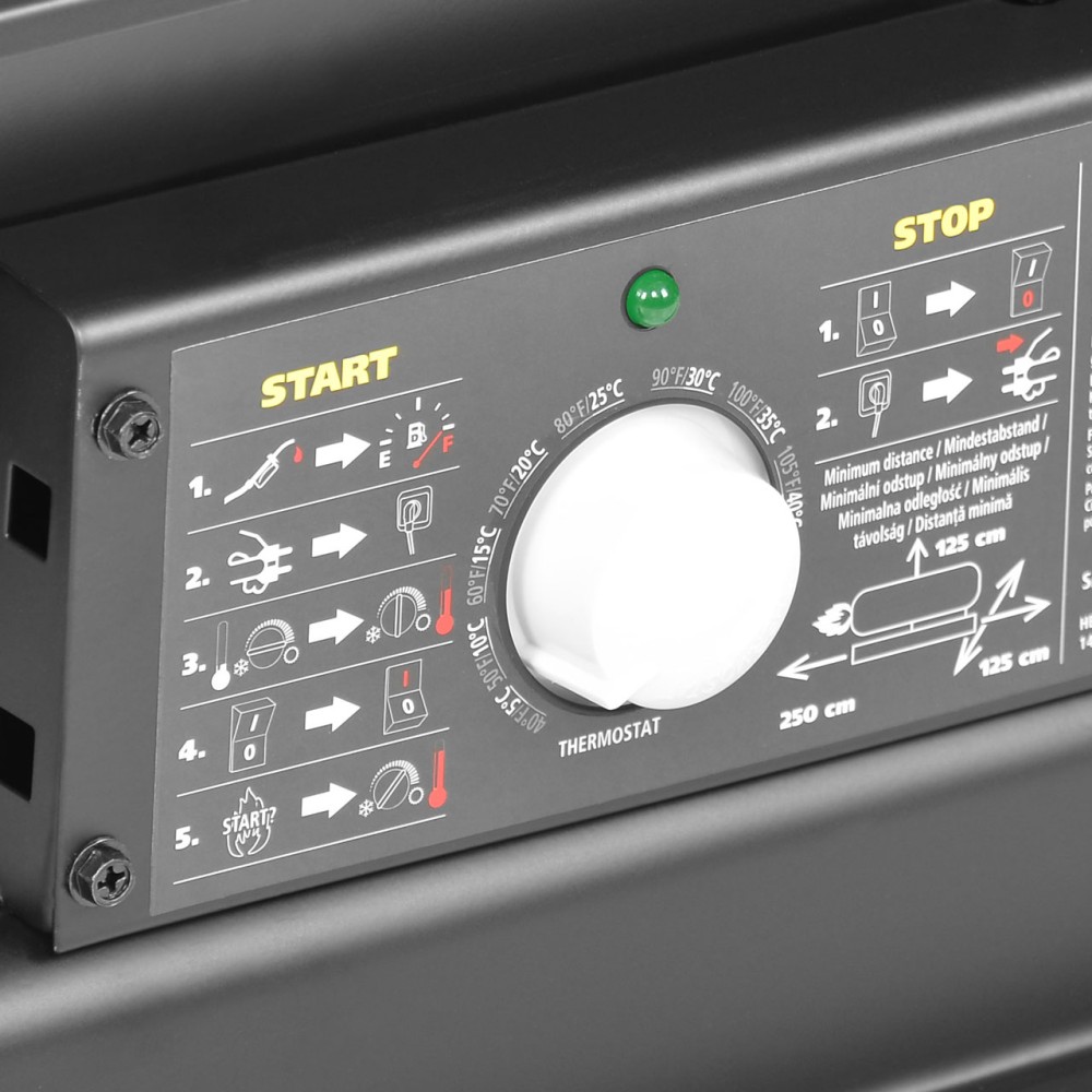 (obrázek pro) HECHT 3020 - naftová horkovzdušná turbína