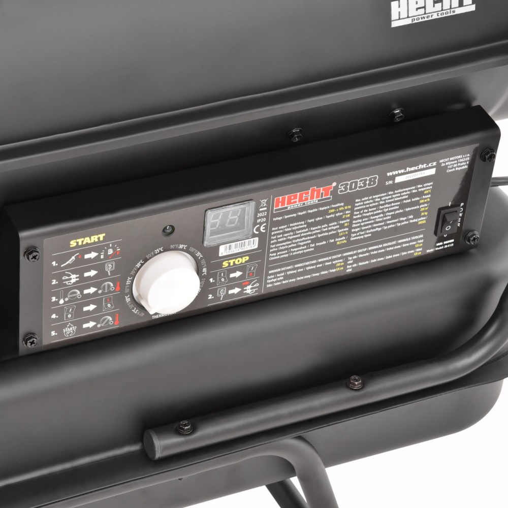 (obrázek pro) HECHT 3038 - naftová horkovzdušná turbína