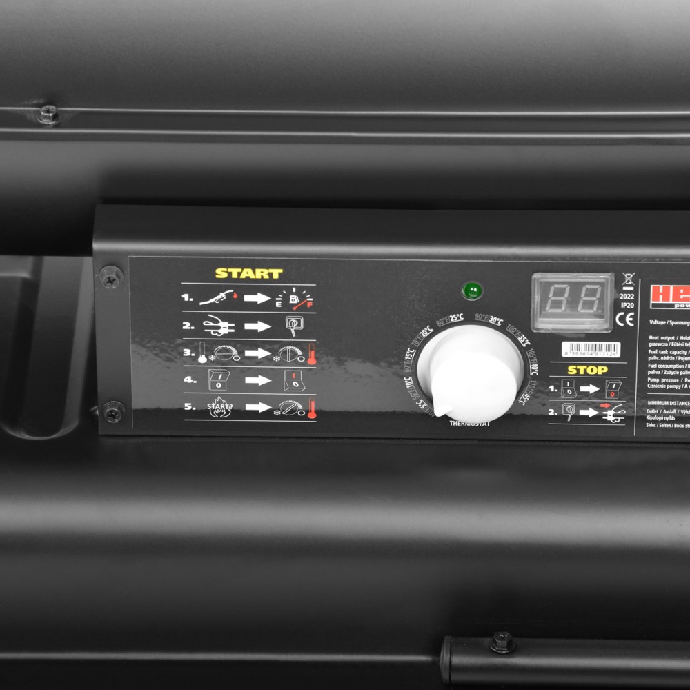 (obrázek pro) HECHT 3039 - naftová horkovzdušná turbína