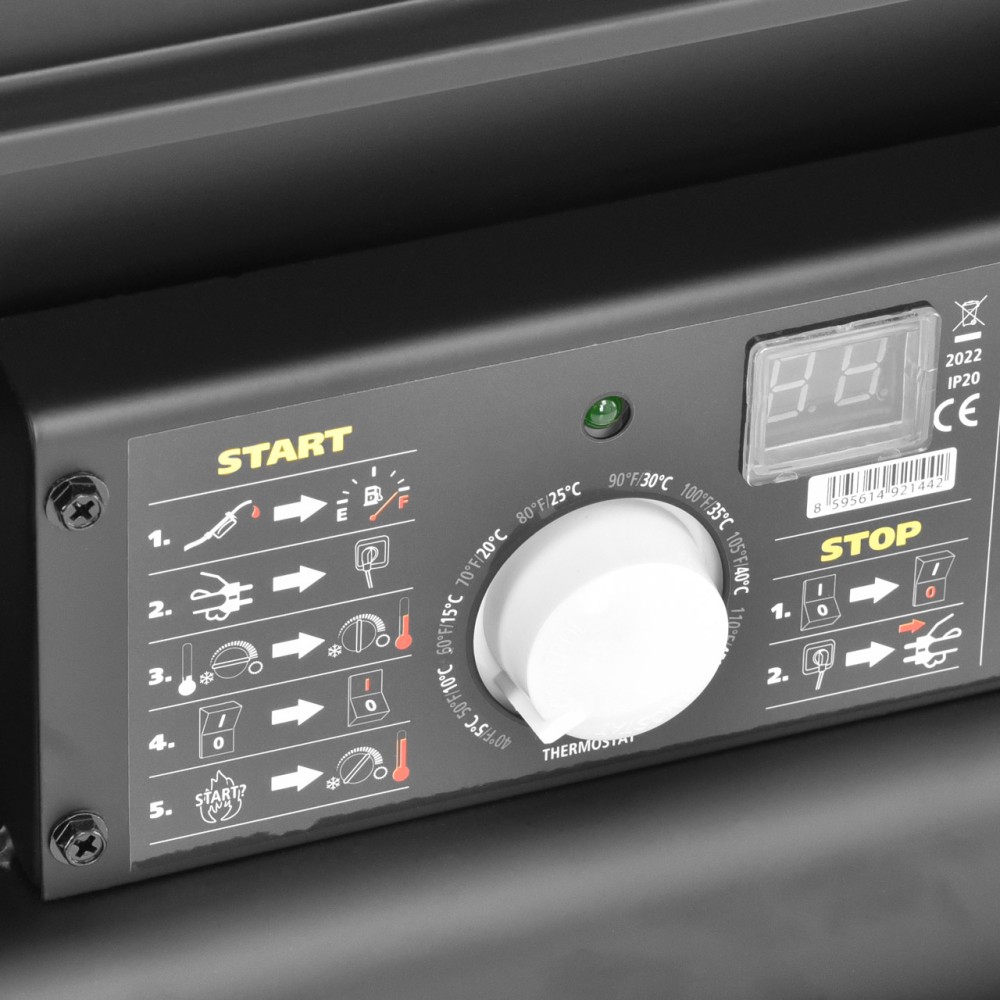 (obrázek pro) HECHT 3040 - naftová horkovzdušná turbína