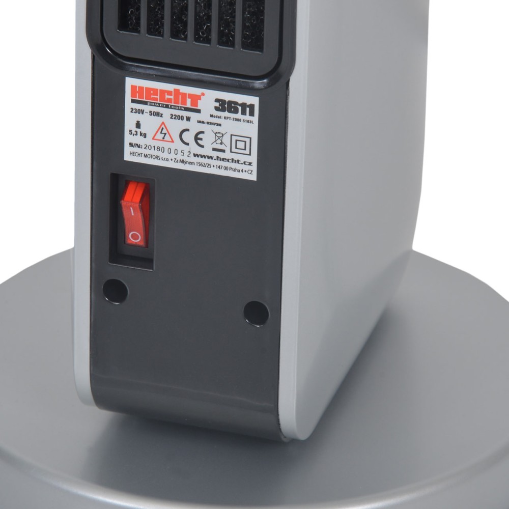 (obrázek pro) HECHT 3611 - otočné keramické topidlo