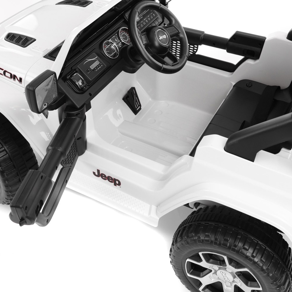 (obrázek pro) Jeep Wrangler Rubicon White - akumulátorové autíčko - vozítko