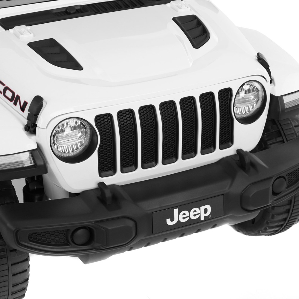 (obrázek pro) Jeep Wrangler Rubicon White - akumulátorové autíčko - vozítko