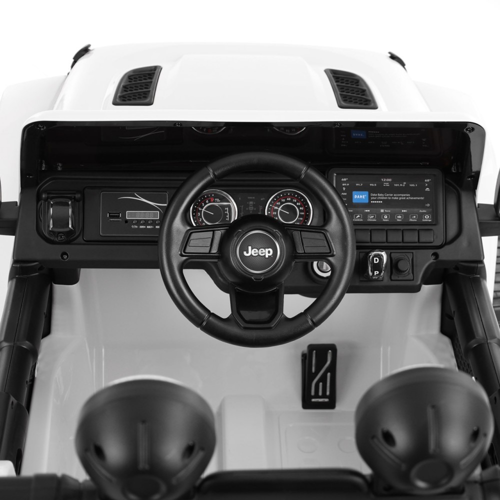 (obrázek pro) Jeep Wrangler Rubicon White - akumulátorové autíčko - vozítko
