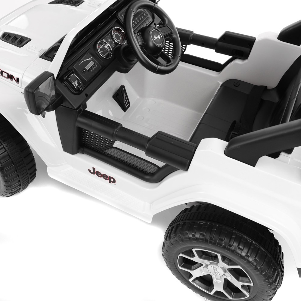 (obrázek pro) Jeep Wrangler Rubicon White - akumulátorové autíčko - vozítko