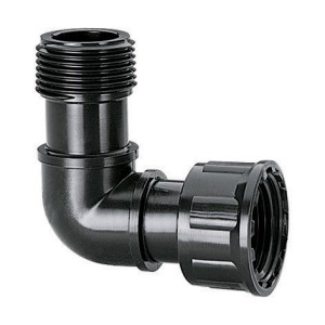 (obrázek pro) Claber 90807 - 1" kolínko hlavního rozvaděče s 1" převlečnou maticí