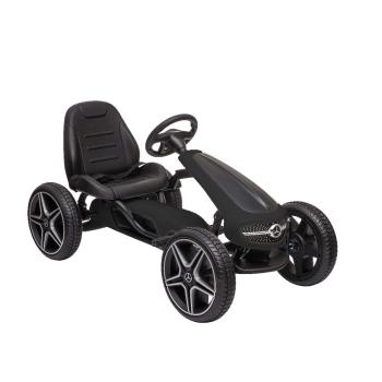 (obrázek pro) MERCEDES BENZ PEDAL GO KART BLACK - šlapací autíčko