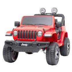 (obrázek pro) Jeep Wrangler Rubicon Red - akumulátorové autíčko - vozítko